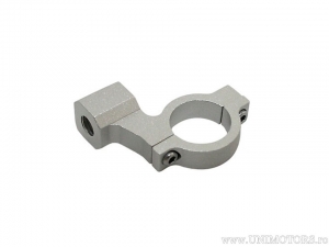 Supporto specchio filetto argento M10x1.25mm per manubrio da 1 pollice (25.4mm) - SHIN YO