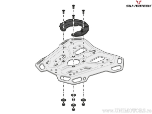 Supporto topcase ADVENTURE-RACK - materiale: alluminio - colore: nero - BMW R 1300 GS ('23-) - SW-Motech
