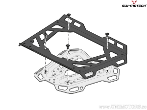 Supporto topcase ADVENTURE-RACK - materiale: alluminio - colore: nero - Ducati DesertX ('22-) - SW-Motech