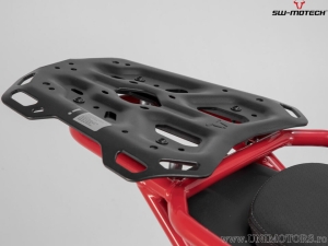 Supporto topcase ADVENTURE-RACK - materiale: alluminio - colore: nero - Moto Guzzi V85 TT ('19-) - SW-Motech