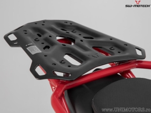 Supporto topcase ADVENTURE-RACK - materiale: alluminio - colore: nero - Moto Guzzi V85 TT ('19-) - SW-Motech