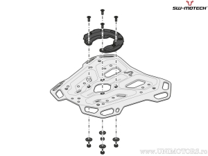 Supporto topcase ADVENTURE-RACK - materiale: alluminio - colore: nero - Suzuki V-Strom 800 / 800DE ('22-) - SW-Motech