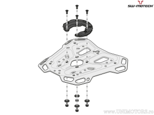 Supporto topcase ADVENTURE-RACK per supporto in plastica - materiale: alluminio - colore: nero - BMW F 750 / 850 - SW-Motech