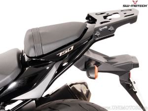 Supporto topcase ALU-RACK - materiale: alluminio - colore: nero - SUZUKI GSR 750 ('11-'16) - SW-Motech