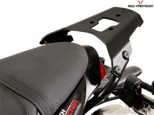 Supporto topcase ALU-RACK - materiale: alluminio - colore: nero - Triumph Speed Triple 1050 ('10-'15) - SW-Motech