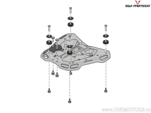 Supporto topcase STREET-RACK - materiale: alluminio - colore: nero - Honda CL500 '(22-) - SW-Motech