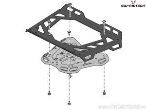 Supporto topcase STREET-RACK - materiale: alluminio - colore: nero - Kawasaki Versys 1000 ('12-) - SW-Motech