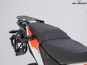 Supporto topcase STREET-RACK - materiale: alluminio - colore: nero - KTM 390 Adventure ('19-) - SW-Motech