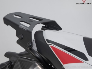 Supporto topcase STREET-RACK - materiale: alluminio - colore: nero - Triumph Speed Triple 1050 S / RS ('18-) - SW-Motech