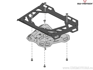 Supporto topcase STREET-RACK - materiale: alluminio - colore: nero - Zero SR/S ('19-) - SW-Motech
