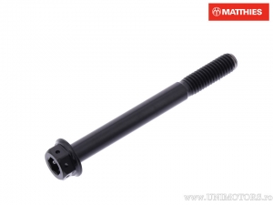 Surub cap hexagonal dual Pro Bolt M6 x 1.00 x 60 mm titan Racing negru - JM
