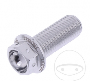 Surub cap hexagonal Pro Bolt M10 x 1.25 x 25 mm aluminiu Racing argintiu - JM