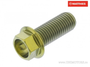 Surub cap hexagonal Pro Bolt M10 x 1.25 x 25 mm titan auriu - JM