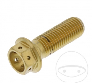 Surub cap hexagonal Pro Bolt M10 x 1.25 x 30 mm inox A4 Racing auriu - JM