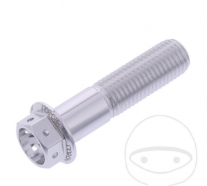 Surub cap hexagonal Pro Bolt M10 x 1.25 x 40 mm aluminiu Racing argintiu - JM