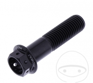 Surub cap hexagonal Pro Bolt M10 x 1.25 x 40 mm aluminiu Racing negru - JM