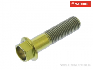 Surub cap hexagonal Pro Bolt M10 x 1.25 x 40 mm titan auriu - JM