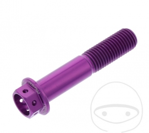 Surub cap hexagonal Pro Bolt M10 x 1.25 x 50 mm aluminiu Racing violet - JM