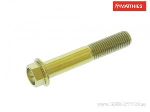 Surub cap hexagonal Pro Bolt M10 x 1.25 x 57 mm titan auriu - JM