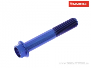 Surub cap hexagonal Pro Bolt M10 x 1.25 x 60 mm titan albastru - JM