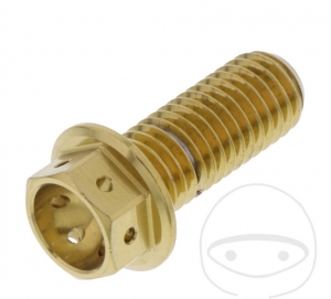Surub cap hexagonal Pro Bolt M10 x 1.50 x 25 mm inox A4 Racing auriu - JM