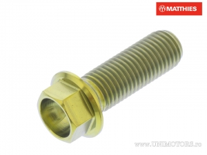 Surub cap hexagonal Pro Bolt M10 x 1.50 x 25 mm titan auriu - JM