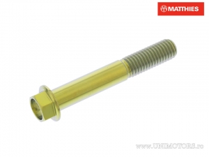 Surub cap hexagonal Pro Bolt M10 x 1.50 x 65 mm titan auriu - JM