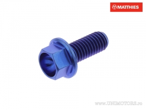 Surub cap hexagonal Pro Bolt M5 x 0.80 x 12 mm titan albastru - JM