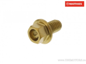 Surub cap hexagonal Pro Bolt M6 x 1.00 x 10 mm inox A4 auriu - JM