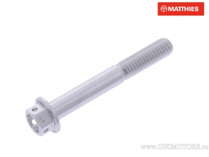 Surub cap hexagonal Pro Bolt M6 x 1.00 x 45 mm aluminiu Racing argintiu - JM