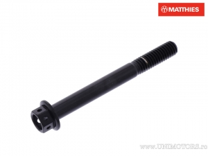 Surub cap hexagonal Pro Bolt M6 x 1.00 x 55 mm inox A4 Racing negru - JM