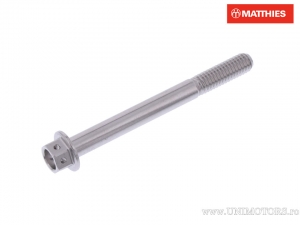 Surub cap hexagonal Pro Bolt M6 x 1.00 x 60 mm inox A4 Racing argintiu - JM