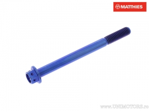 Surub cap hexagonal Pro Bolt M6 x 1.00 x 70 mm titan racing albastru - JM