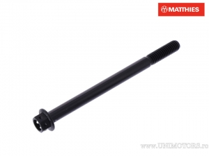 Surub cap hexagonal Pro Bolt M6 x 1.00 x 80 mm aluminiu Racing negru - JM