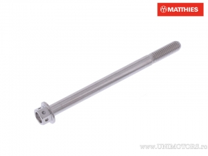Surub cap hexagonal Pro Bolt M6 x 1.00 x 80 mm inox A4 Racing argintiu - JM