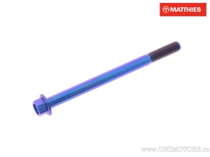 Surub cap hexagonal Pro Bolt M6 x 1.00 x 80 mm titan violet - JM