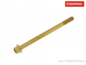 Surub cap hexagonal Pro Bolt M6 x 1.00 x 85 mm inox A4 auriu - JM