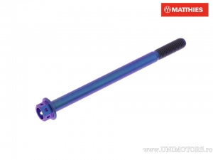 Surub cap hexagonal Pro Bolt M6 x 1.00 x 85 mm titan racing violet - JM