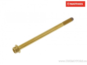 Surub cap hexagonal Pro Bolt M6 x 1.00 x 90 mm inox A4 Racing auriu - JM