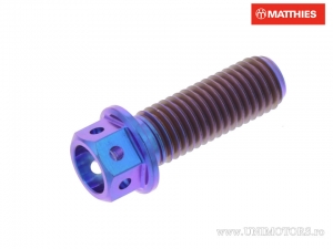 Surub cap hexagonal Pro Bolt M7X1.00mm 20 mm titan violet - JM