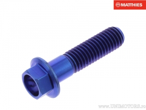 Surub cap hexagonal Pro Bolt M8 x 1.25 x 32 mm titan albastru - JM