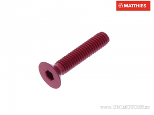 Surub cap inecat imbus Pro Bolt M4 x 0.70 x 20 mm alumínium piros - JM