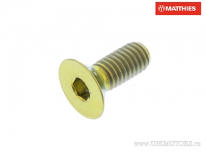 Surub cap inecat imbus Pro Bolt M6 x 1.00 x 15 mm titan auriu - JM