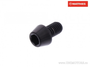 Surub cap rotund conic Pro Bolt M5 x 0.80 x 8 mm titan negru - JM