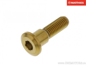 Surub disc frana M8 x 1.25 x 30 mm inox A4 auriu - JM
