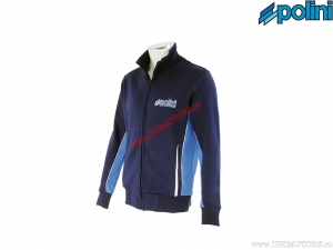 Sweatshirt décontracté sans capuche Evo (taille M) - Bleu - Polini