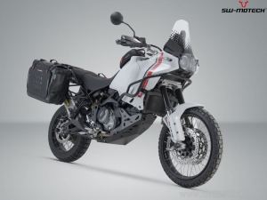 SysBag WP (waterproof) L Side Bag Set with PRO Racks and Adapters - US model Ducati DesertX ('22-) - SW-Motech
