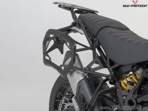 SysBag WP (waterproof) L Side Bag Set with PRO Racks and Adapters - US model Ducati DesertX ('22-) - SW-Motech