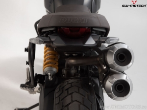 SysBag WP (waterproof) M Side Bag Set with Left SLC Mount and Adapter - Ducati Scrambler models - SW-Motech