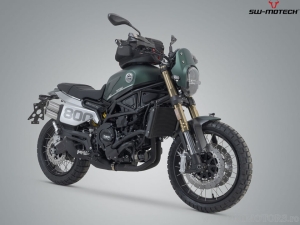 SysBag WP (waterproof) M Side Bag Set with SLC Left Carrier and Adapter - Benelli Leoncino 800 Trail ('21-) - SW-Motech